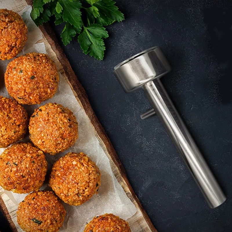 Gadget Per La Pressatura Della Carne Da Cucina Conveniente Macchina Per Polpette Ripiene In Acciaio Inossidabile Macchina Per Polpette Di Falafel Acce