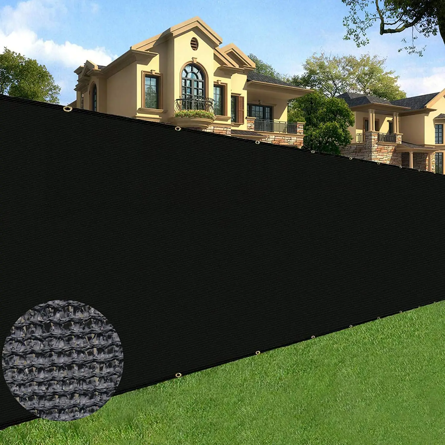 Black Privacy Screen Fence – The Ultimate Solution for Instant Outdoor  Privacy and Durability, image size:1500x1500