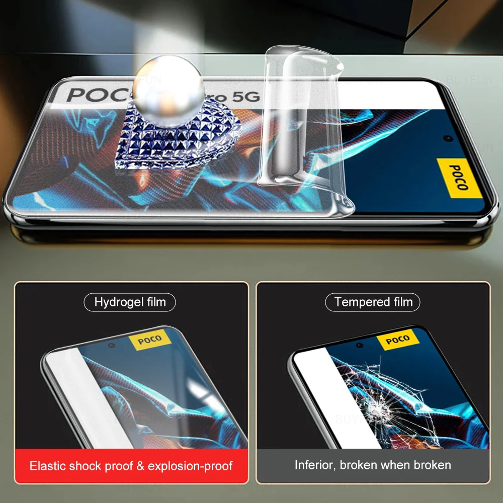 Kaufe Klare, matte, weiche Keramikfolie für Xiaomi Poco X5 Pro M5s  Displayschutzfolie für Pocox5 X5Pro Anti-Kratz-Schutzfolie vorne