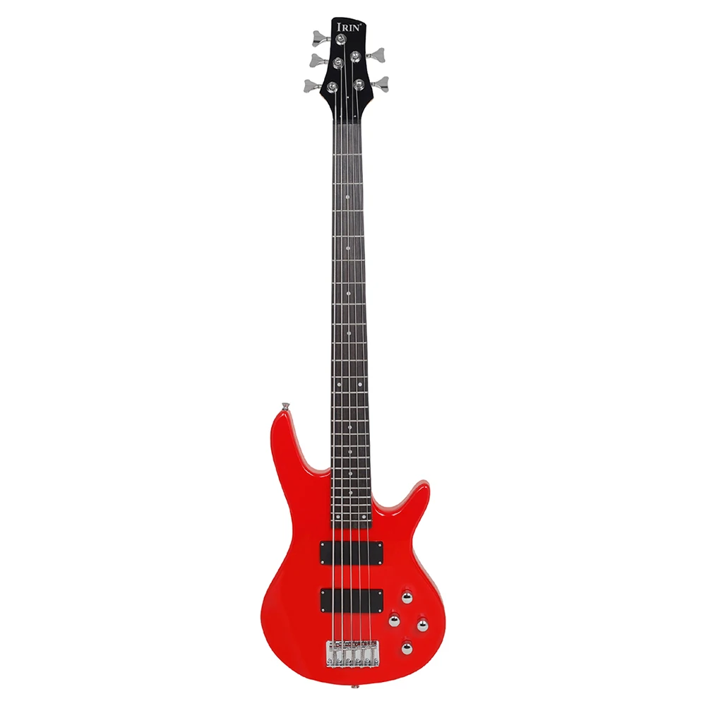 IRIN 5 Strings Electric Bass 24 Frets Maple Body Neck Bass Guitar 