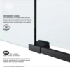 Adjustable 44-48 in. W x 74 in. H Elan Frameless Sliding Shower Door with Clear Tempered Glass, Reversible Handle 5