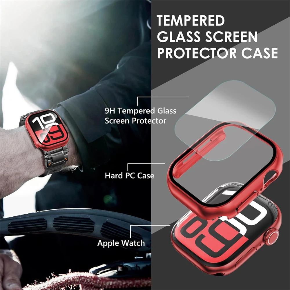 Premium Tempered Glass Screen Protector with Protective Cover