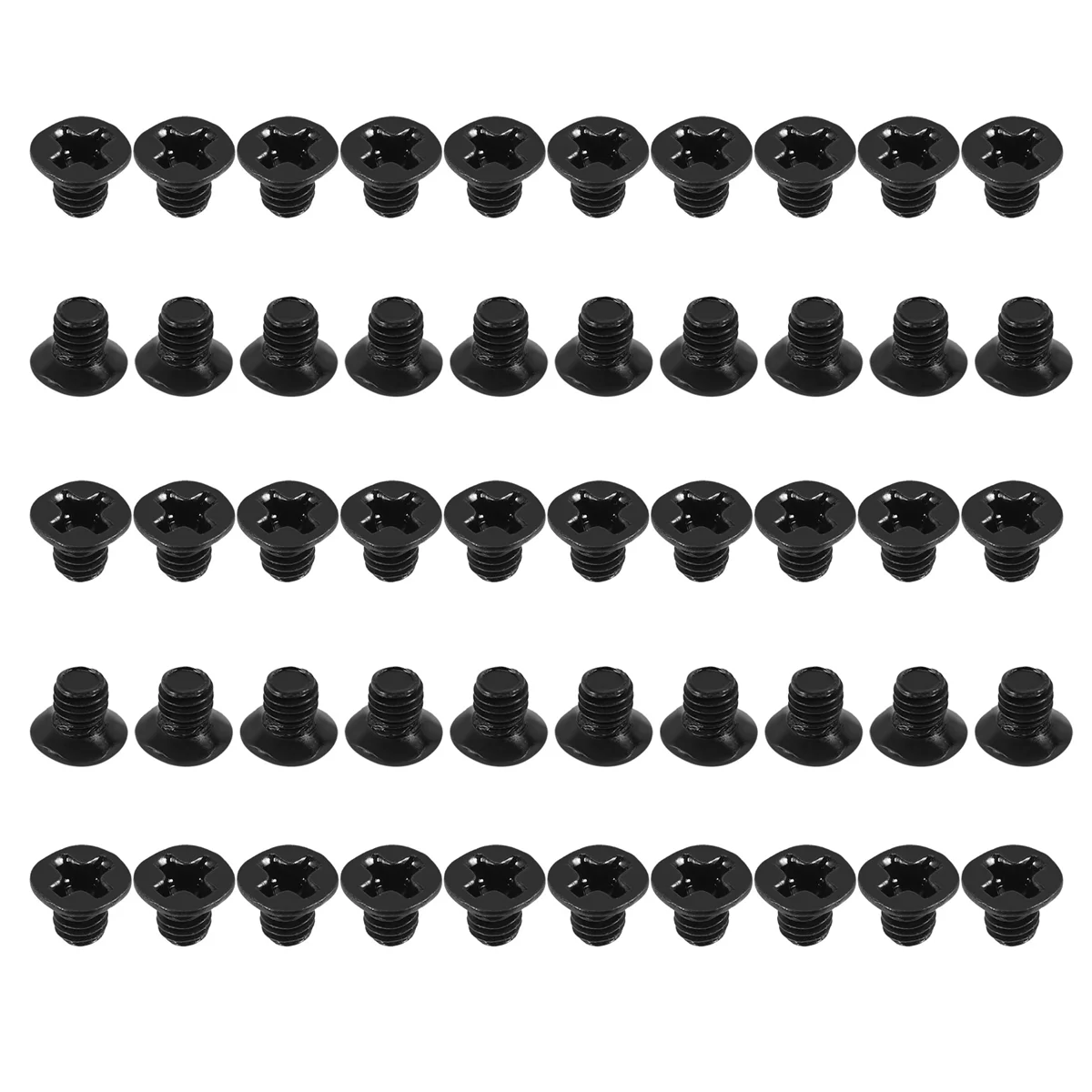 Hot sale 50 Pcs M3x4mm Screws Replacement Black for Laptop Hard Drive