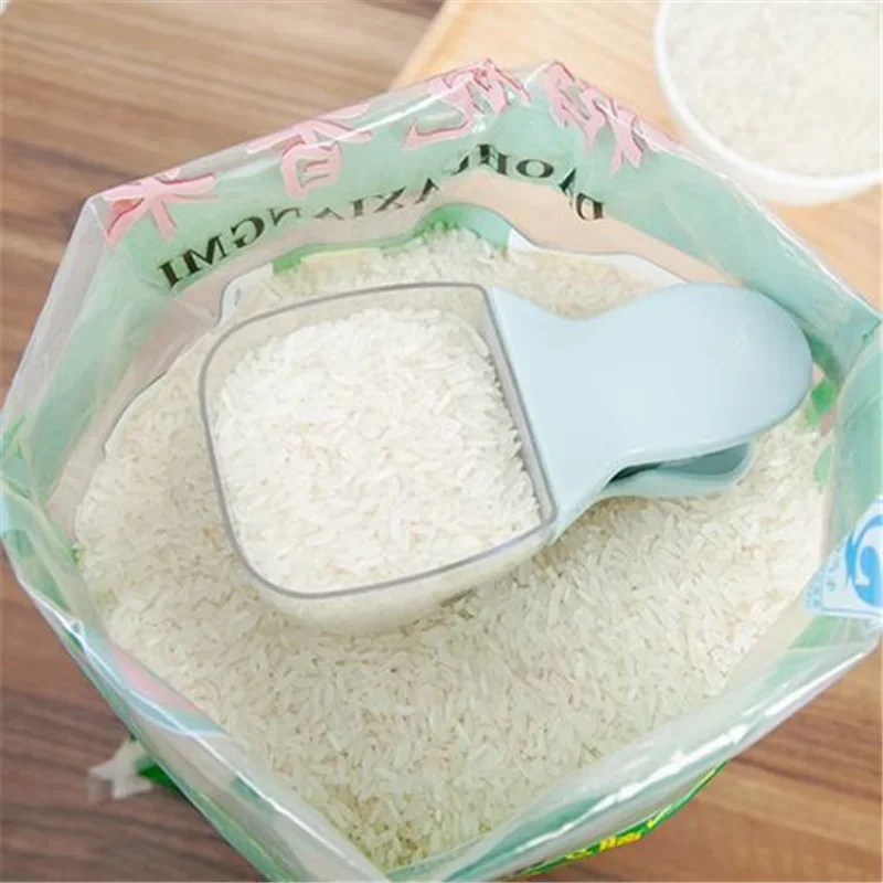 ABS Multi-purpose Duck Shaped Cute Rice Spoon Kitchen Accessories Sealing Bag Clips Sealer Clamp Pet Feeding Dog Cat Food