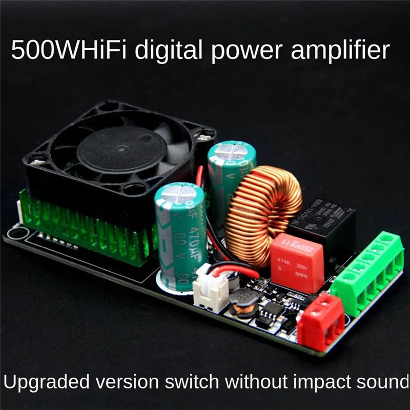 스피커 보호 기능이 있는 HIFI 디지털 앰프 보드 모듈, 클래스 D 오디오 앰프, LM3886 IRS2092S 보다 우수한 500W