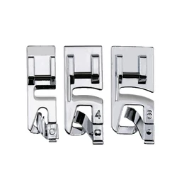 Narrow Rolled Hem Presser Foot Set (3mm, 4mm, 6mm) (Light Grey)