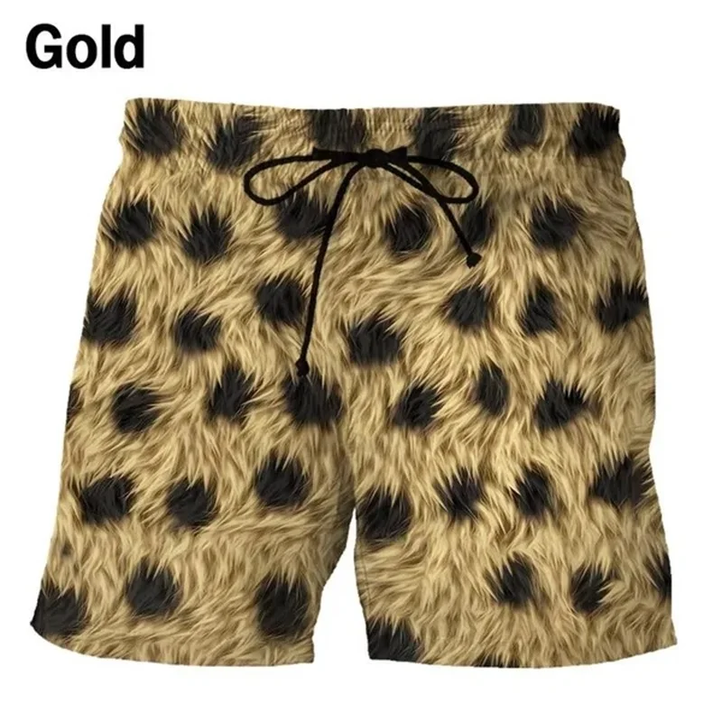 Animal Skin Graphic Beach Shorts For Men 3d Printed Casual Cool Funny Swimming Shorts Streetwear High Elastic Breathable Trunks 2