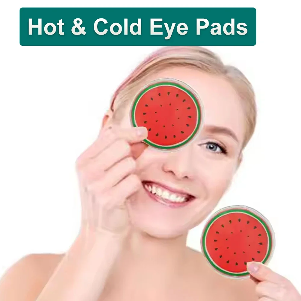 3PCS Reusable Cooling Eye Pads  Ice Cold Gel Pack Cold & Hot Therapy Microwaveable Heat Pain Relief and Eye Relax Skin Care Pads