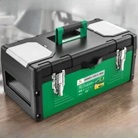 Organizer Tool Box Complete Tool Storage Box Hard Plastic Waterproof Case Professional Electricians Parts Garage Accessories 2