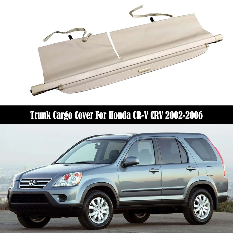 

Trunk Cargo Cover For Honda CR-V CRV 2002-2006 Security Shield Rear Luggage Curtain Retractable Partition Privacy Car Accessorie