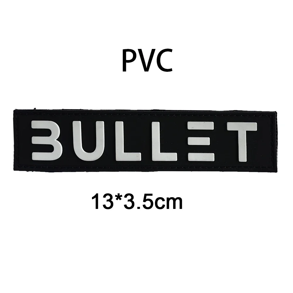 PVC Embroidery Patches Tactical Badge for Backpacks