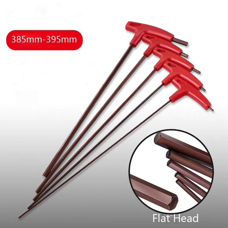 1pcsExtraLongTHandleHexKeyWrenchFlatHeadHexSocket