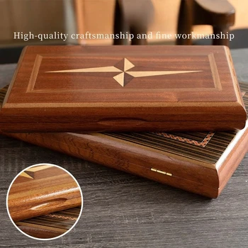 Set di Backgammon in Legno Massello - Gioco da Tavolo Educativo per Intrattenimento Familiare e Tempo Libero
