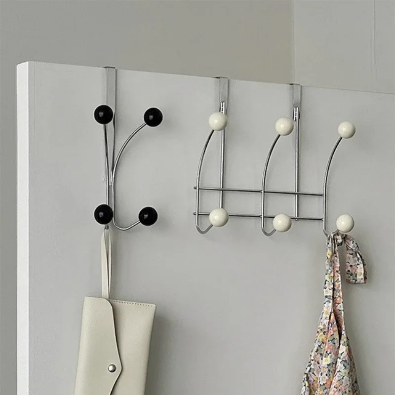 Storage Hook Door Hook Portable Door Hook Hanging Coat Rack Without Drilling Multifunctional Bedroom Storages Hanger Kitchen Organizer Home Accessories