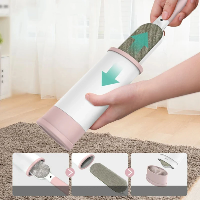 Pet Hair Remover Lint Remover Clothes Lint Roller Reusable Fur Hair Cleaning Brush Static Dusting Brush Household Coat Brushes For lint remover pet hair remover lint roller clothes lint remover pet hair remover brush lint remover brush