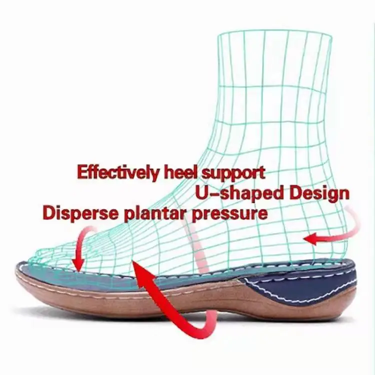 Summer Women Sandals Wedges Orthopedic Hollow Out Ladsies Casuasl Shoes Slip on Vintage Female Sandals Chaussure Femme sandals