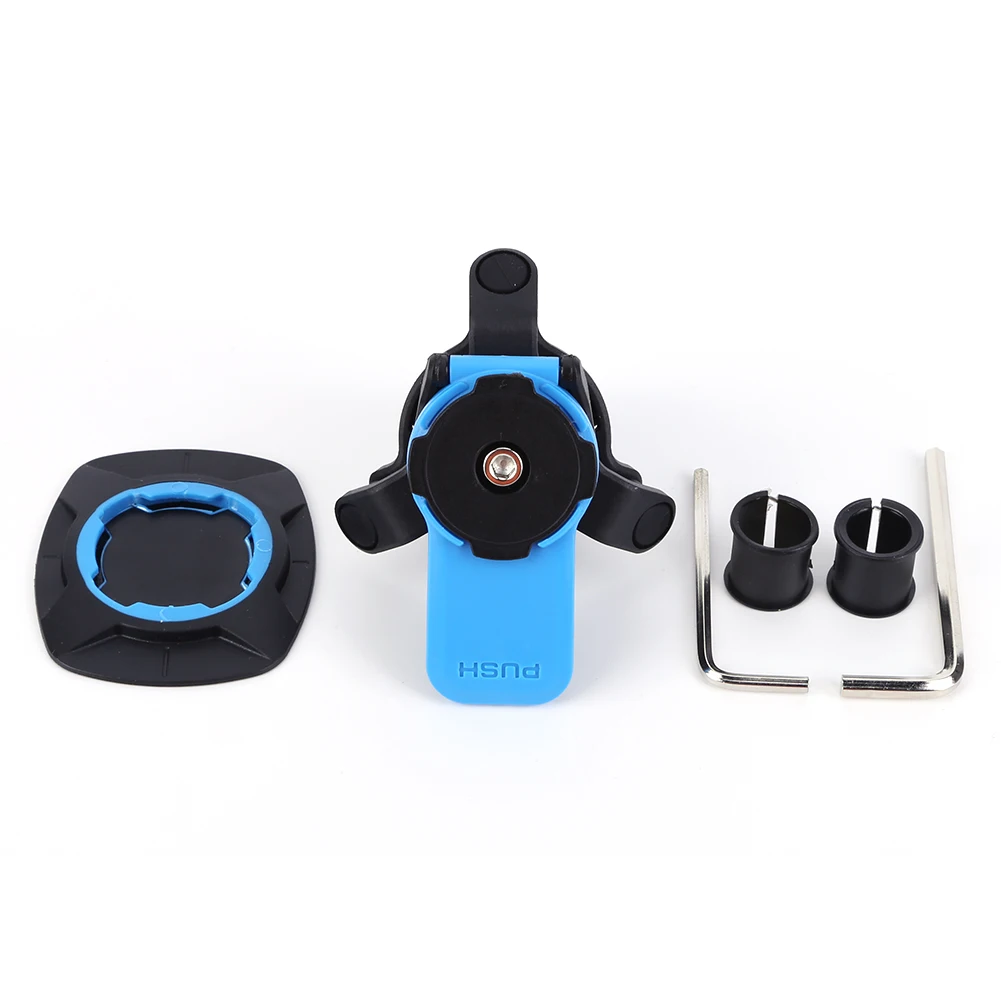 Universal Motorcycle Phone Holder - 360 Rotatable Bike Bracket with Quick Release