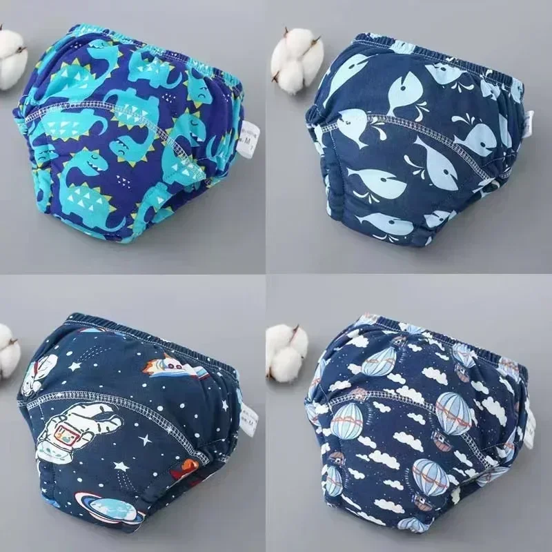 Waterproof Diapers Baby Training Pants 2PCS For Boys Girls