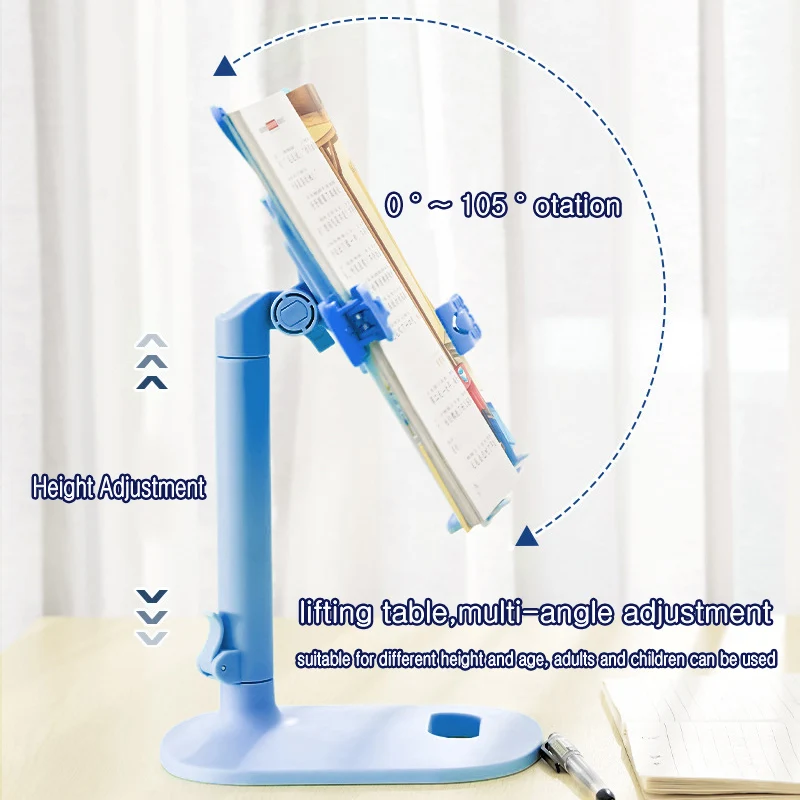 Reading Book Holder Bookcase Stand Children's Reading Bracket Multifunctional Desktop Bookshelf Elementary for Students