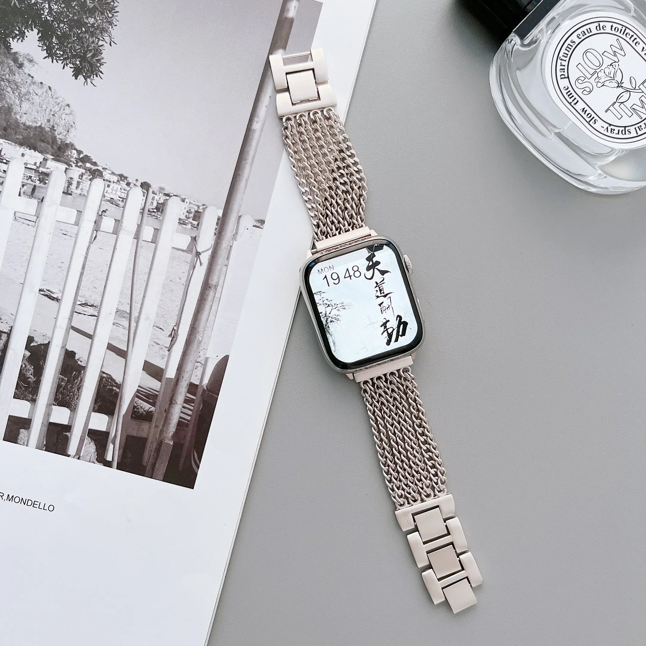 Starlight Steel Chain Metal Bracelet Strap