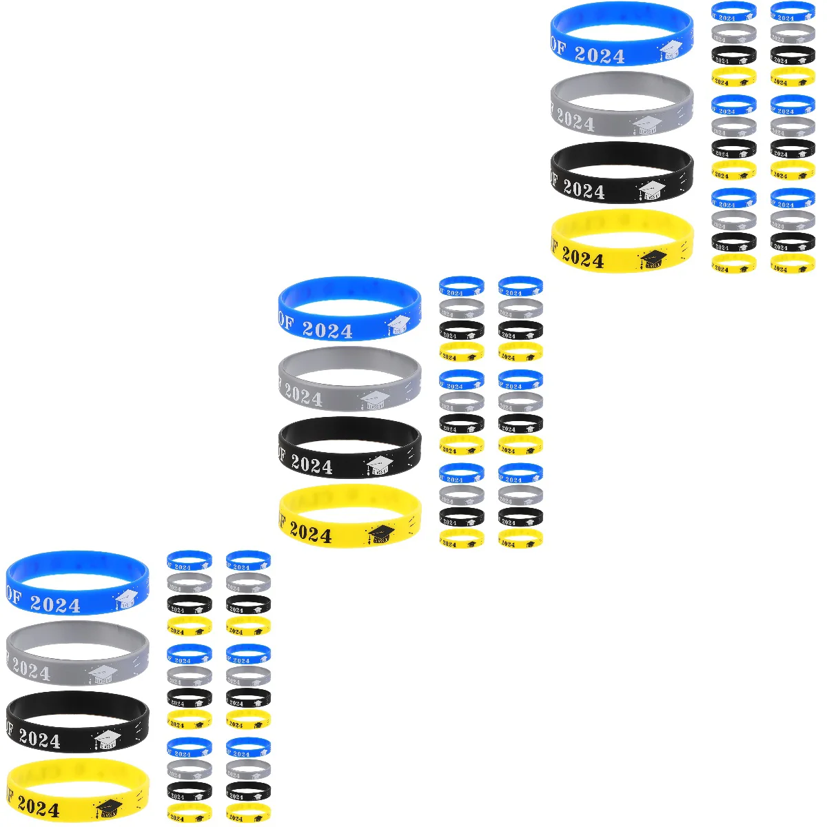 

72 шт., силиконовый браслет на запястье