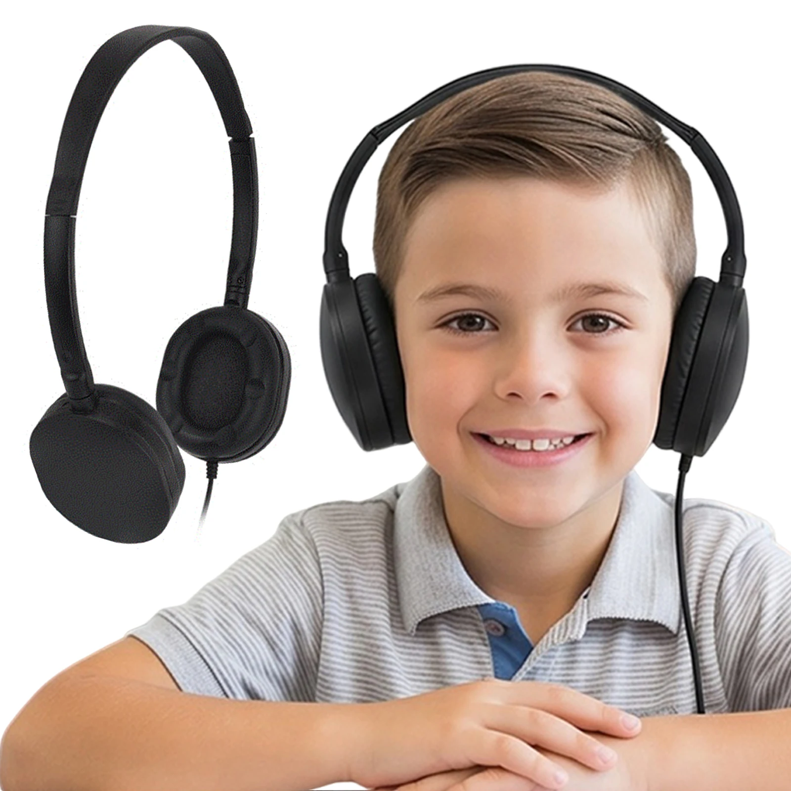 Premium Wired Studio Headphones with 50mm Drivers