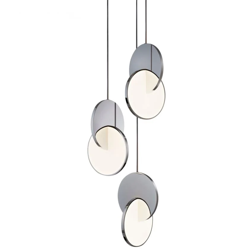 

Modern Geometric Round Led Pendant Lights Simple Living Room Bedroom Study Room Decor Lights Home Indoor Lighting Lamps Fixtures