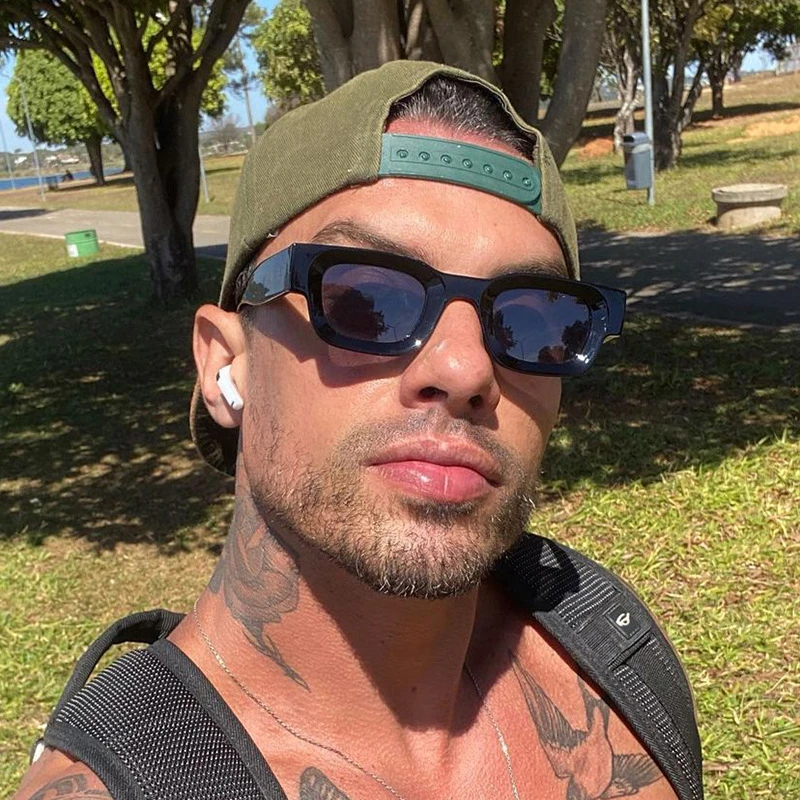 DYTYMJ  Small Frame Sunglasses Men Punk Vintage Sun Glasses Women New Lentes Retro Classic Rectangle Gafas De Sol Hombre_voghion.com