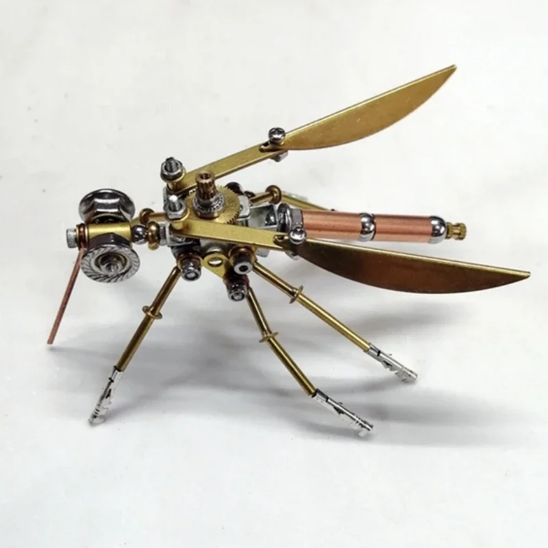 

Mechanical Insect Mosquito Model Metal DIY Building Blocks 3D Three-Dimensional Assembly Puzzle toys Birthday Gift for Kid Adult
