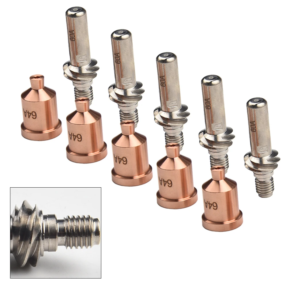 Lc105 Elettrodo Al Plasma Kp2845-1 Punte Kp2845-8 100A 1.7 Mm Per Tomahawk 1538 Cutter Plasma Cutting Machine Torch Consumabili