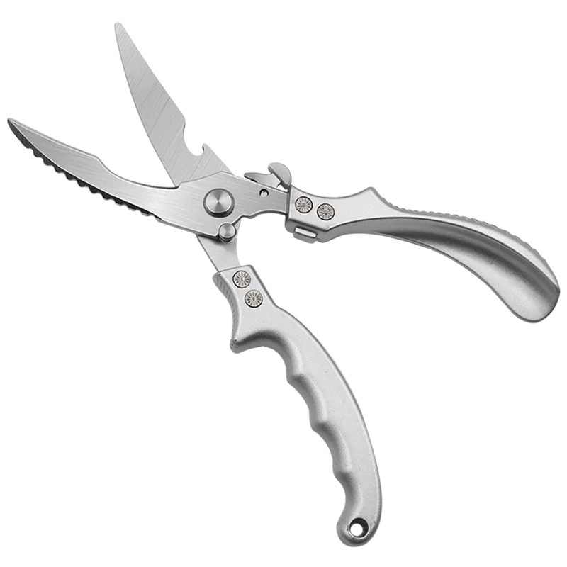 Kitchen Scissors Chicken Bones Shear Poultry Fish Scissor Aluminum