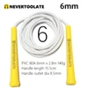 TPU MIX PVC MATERIAL ALLOY ROPE 140 gram 6 mm diameter  skip rope 15.5cm middle-long handle NEVERTOOLATE GOOD QUALITY 4