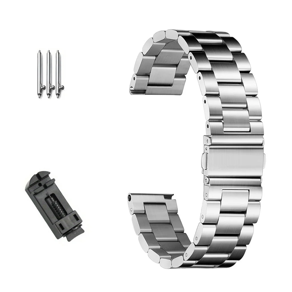 Versatile Metal Watchband Bracelet, Available in Multiple Sizes