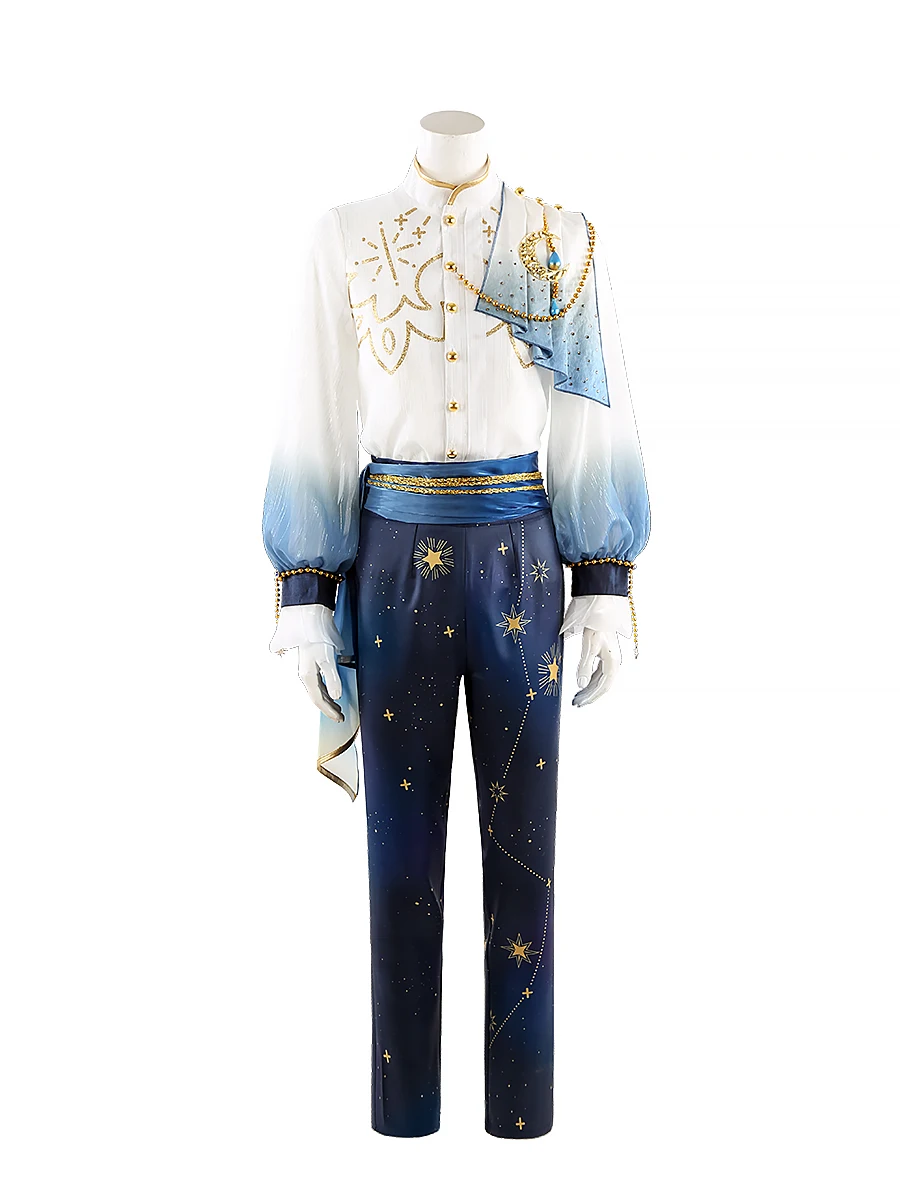 COS-HoHo Ensemble Stars Fine Knights Starlight Parade Game Suit Handsome Cosplay Costume Halloween Party Role Play Outfit