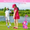 Toddler Golf Set Kids Golf Clubs with 8 Balls 4 Golf Sticks, 2 Practice Holes and a Putting Mat Toys for 3-6+Years Old Girls 5