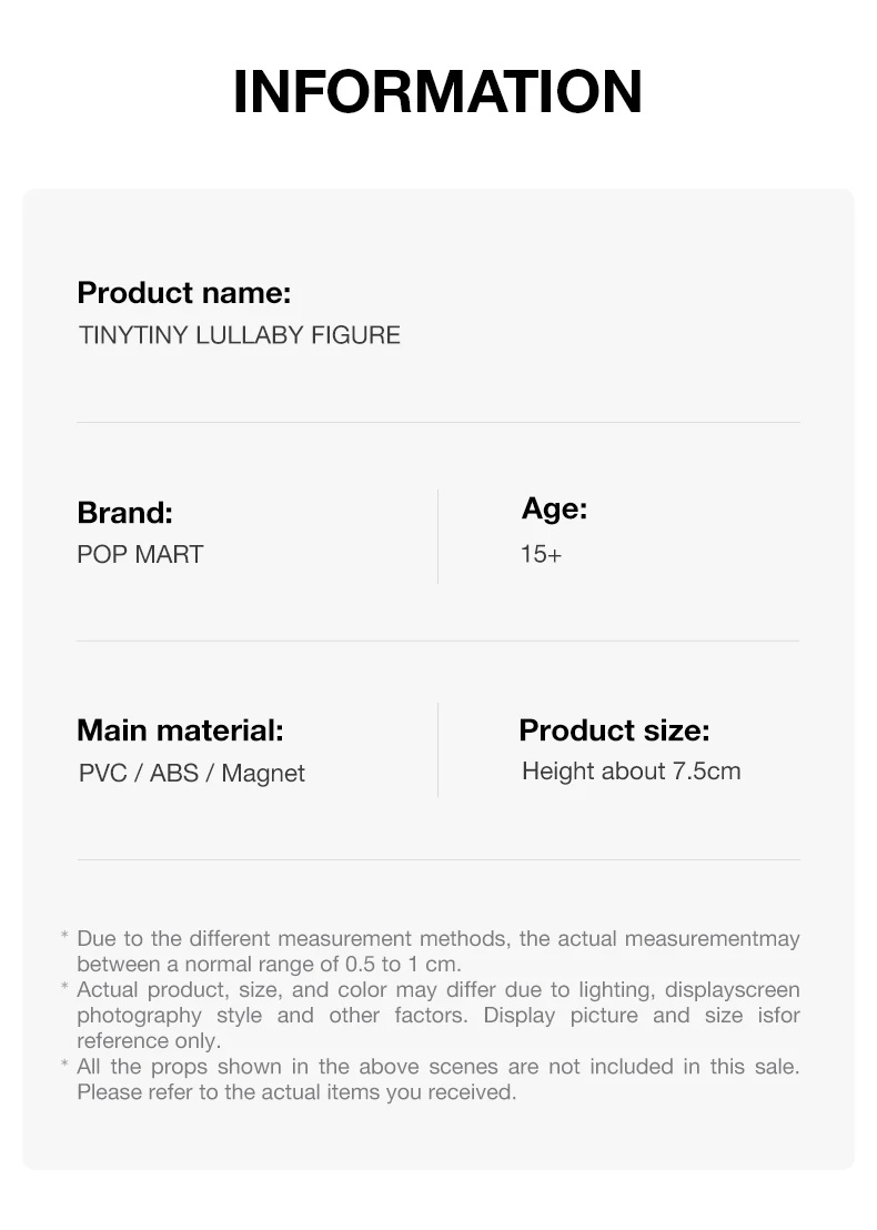 POP MART TINYTINY LULLABY FIGUR – Detail 6