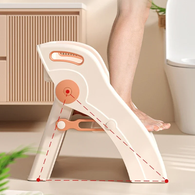 Adjustable Anti-Slip Step Stool for Toddlers Bathroom Safety Climbing Stool Non-Skid Base Kids Washing Training Age 2-6 step stool