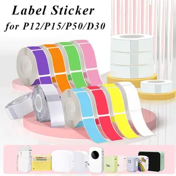 Etichette adesive colorate per etichettatrice, carta 12 mm x 40 mm, 160/rotolo, nastro per etichette, adesivi stampabili, etichette autoadesive, forniture per ufficio