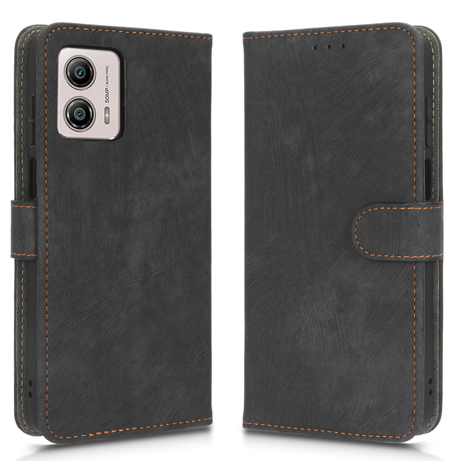 For Motorola Moto G53Y 5G Case Cover Wallet Anti-theft Brush Magnetic Flip  Leather Case For Moto G53J G53 G 53 5G Phone Case