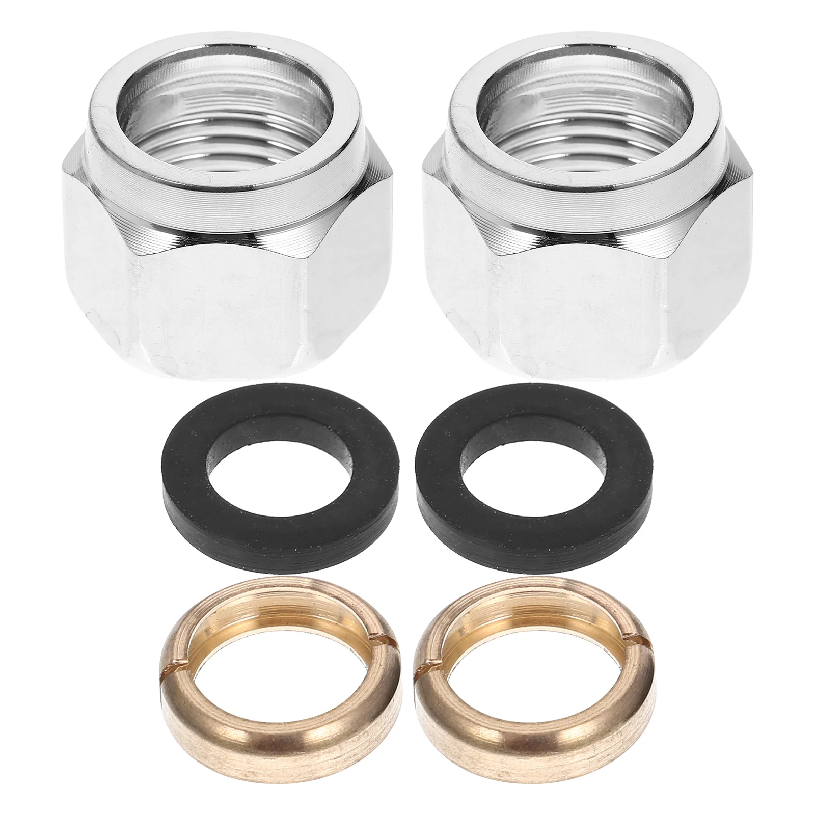 

Gas Pipe Nut Tube Coupling Fitting 1/2 Flare Connector Connectors Cap Copper The