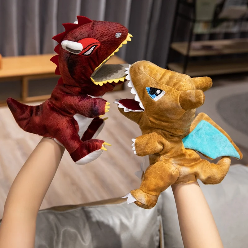 Marionnettes à Doigts Ensemble Bébé Animaux de Dessin Animé Poupées en Peluche Famille Marionnette à Main Théâtre en Tissu Enfants Jouets Éducatifs