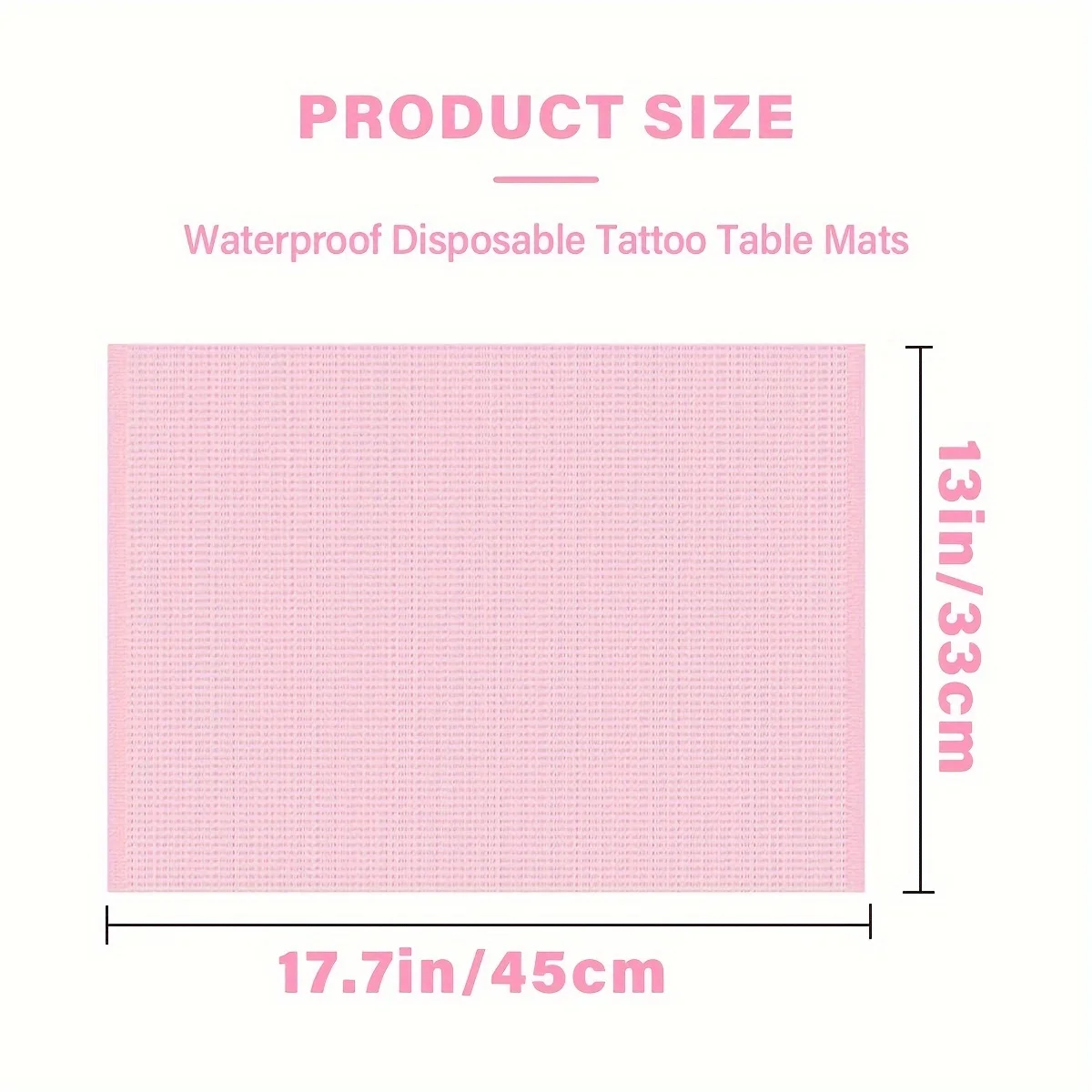 JC TATTOO 125Pcs Dental Bibs Disposable Tattoo Cleaning Wipes 13"x17" 3 Ply Waterproof Sheet for Nail Tech Dental Clinic Tattoo 2
