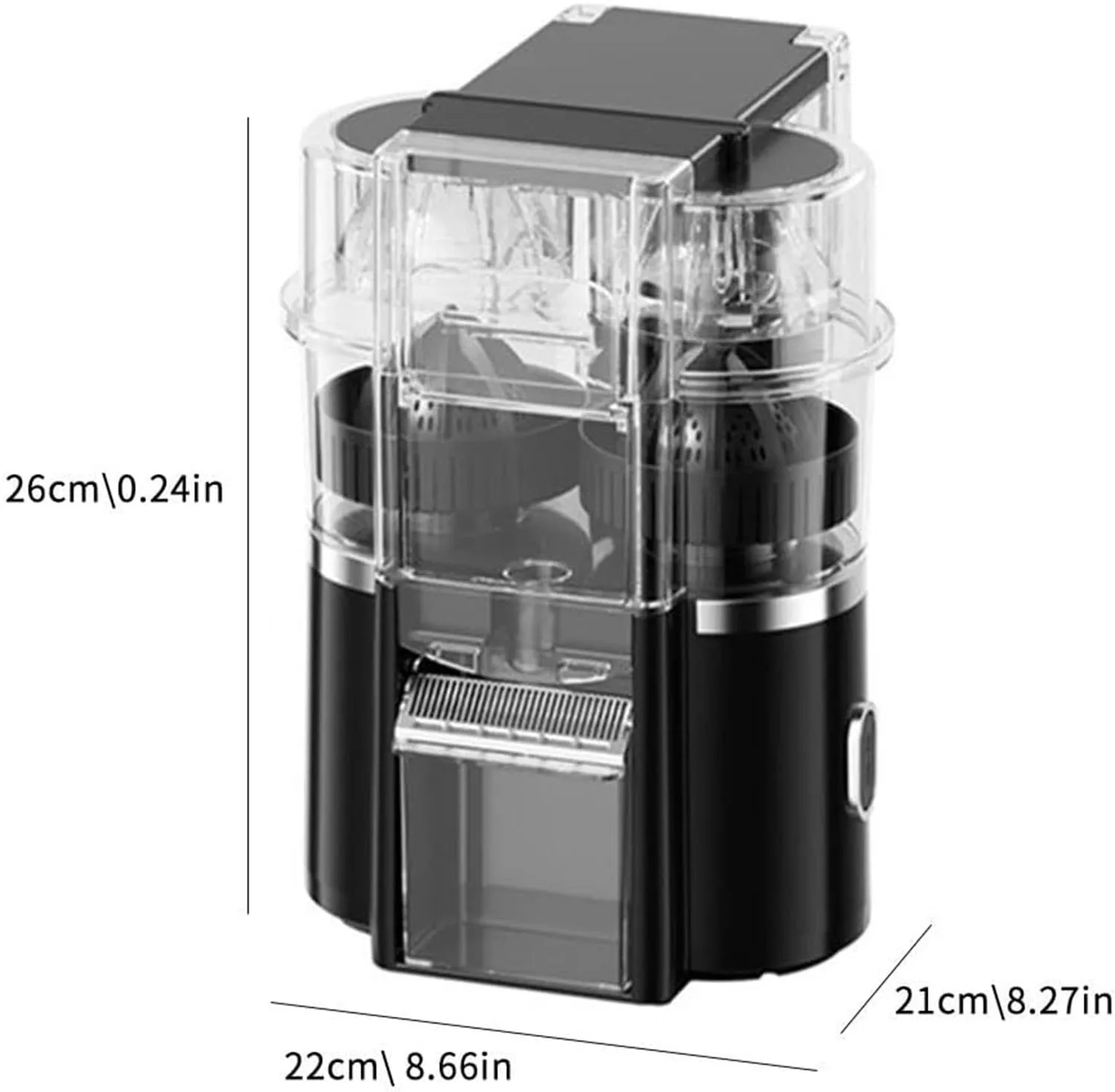 Double Head Electric Juicer Automatic Slag Separation Household_voghion.com