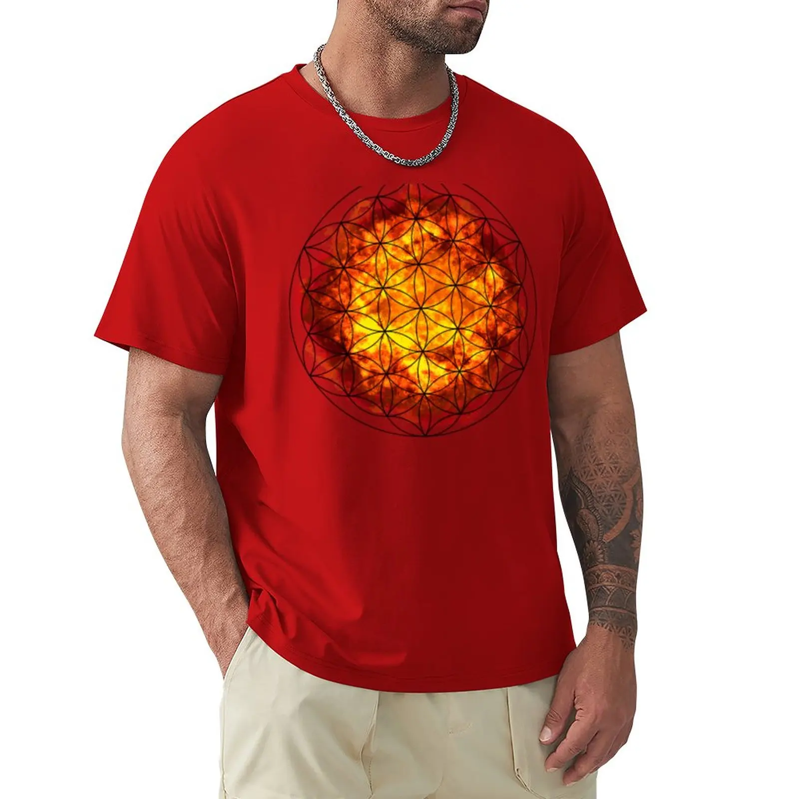 

Sacred Fire T-Shirt quick drying shirt Short sleeve graphics t shirt heavyweight t shirts for men
