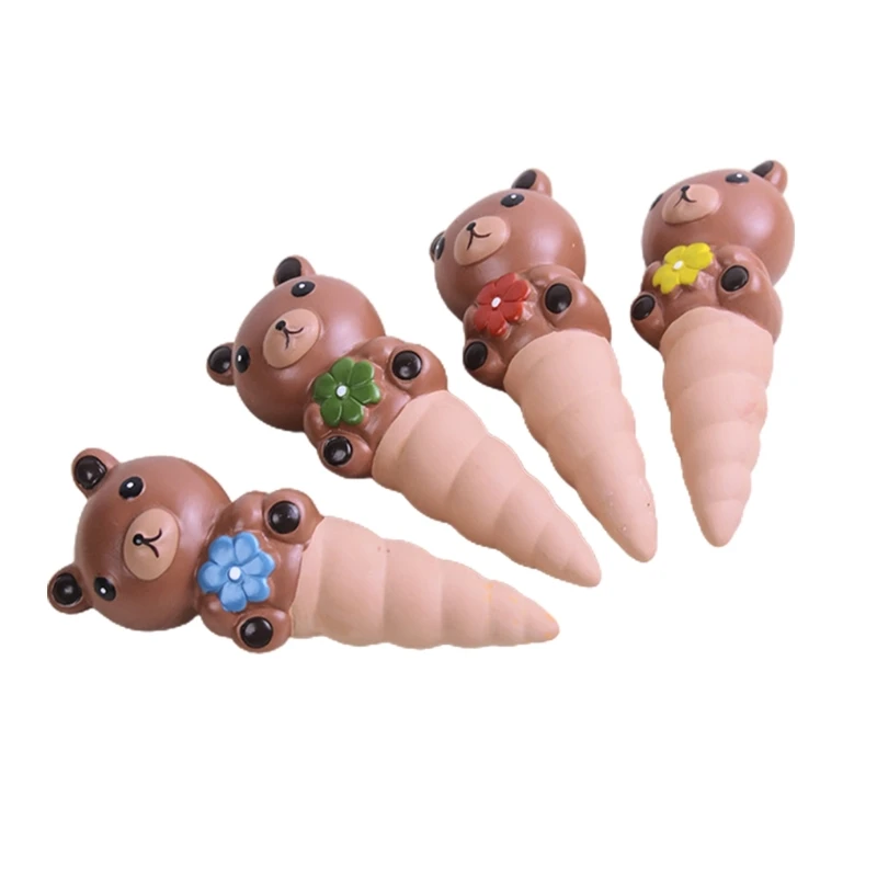 

4Pcs Cartoon Bear Automatic Plant Dripper Portable Watering Equipment for Home Bedroom Dormitory Water Dripping