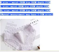 Culotte en dentelle avec nœud papillon pour femme, sous-vêtement, lingerie, slip, taille basse, solide, en coton, nouvelle collection, K019 6