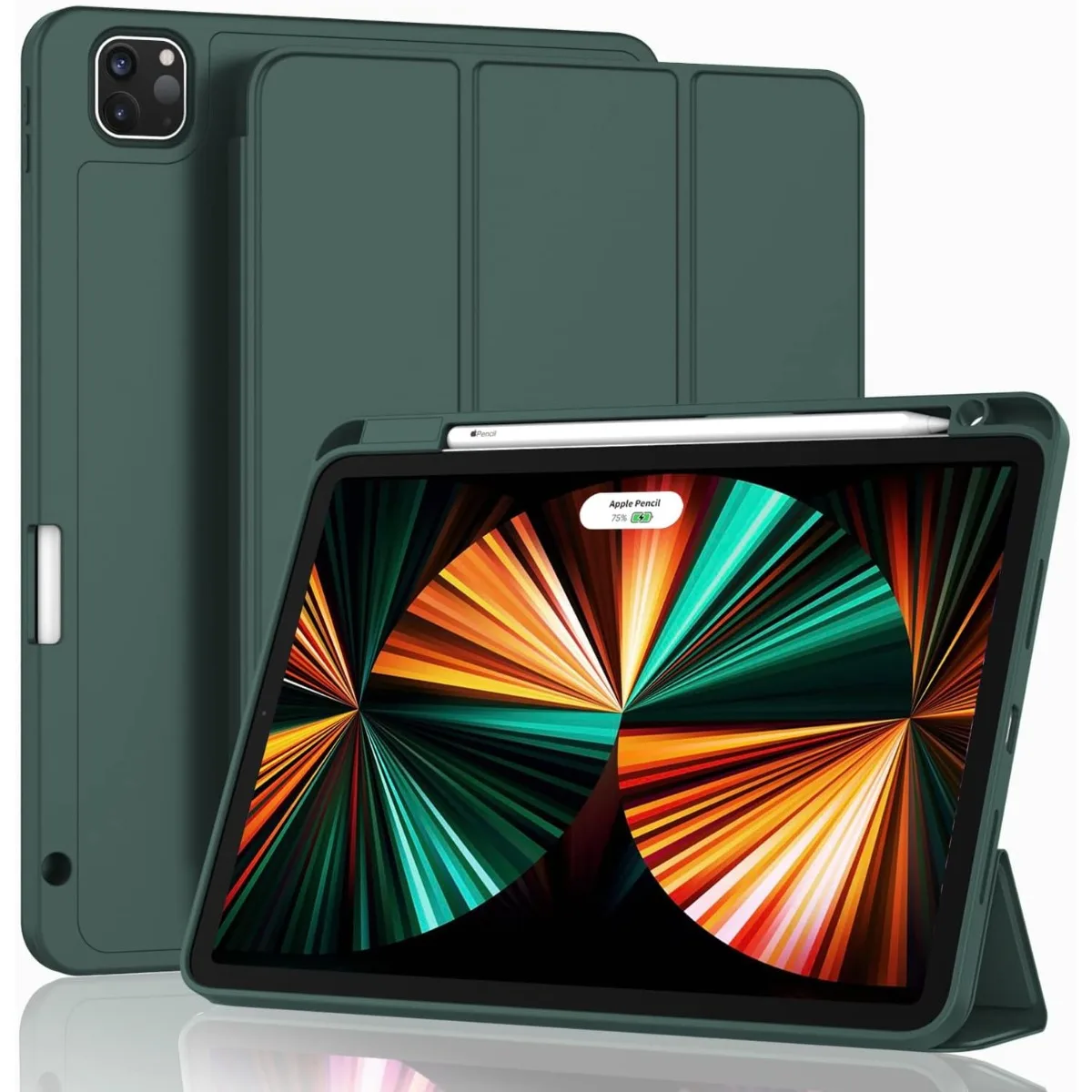 Premium iPad Pro 12.9 Inch Protective Case with Pencil Holder and Auto Wake/Sleep Function