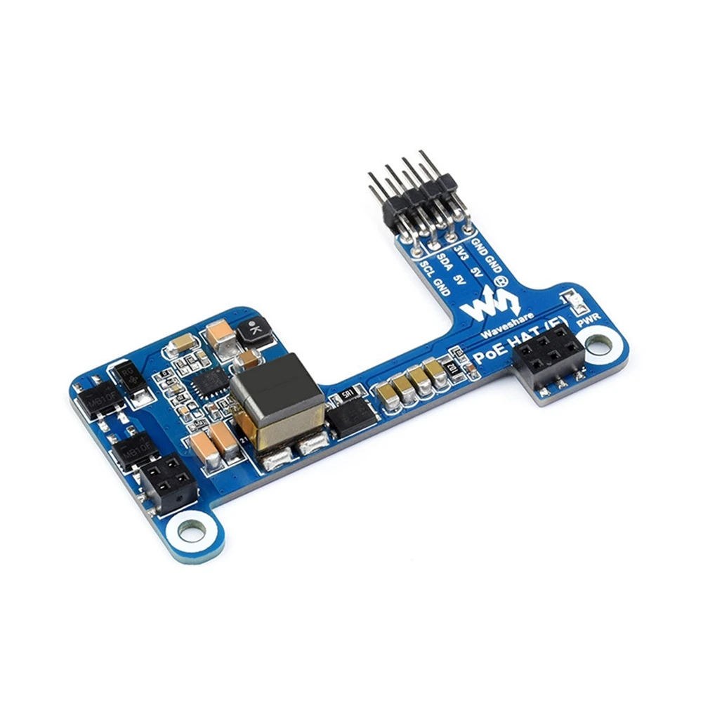 Waveshare Poe Hat(E) Per Raspberry Pi Ethernet Power Over Expansion Board Per Raspberry Pi 3B +/4B Per Ieee 802.3Af 1 Pz