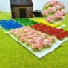 1 box of Model Scene Terrain Production Simulation Flower Cluster Wild Rose Flower DIY Game War Miniature Landscape Material 1