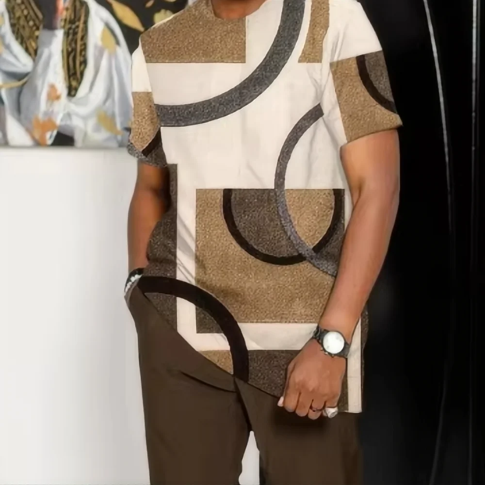 Vibrant 3D print pattern detail on breathable polyester knit suit.